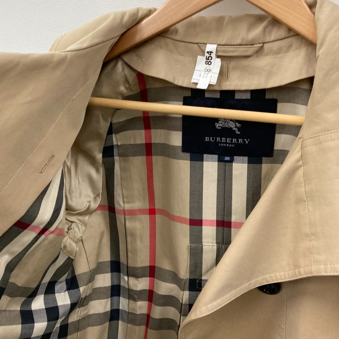 ☆☆BURBERRY LONDON バーバリーロンドン コート サイズ 38 レディース B1A03-830-51 ベージュ レディースのジャケット/アウター(その他)の商品写真