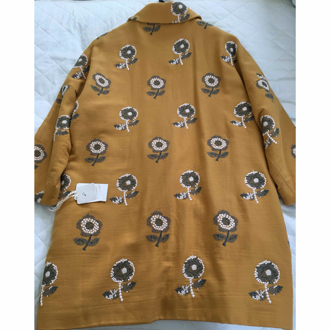 mina perhonen(ミナペルホネン)の新品 ミナペルホネン chum コート 38 レディースのジャケット/アウター(ロングコート)の商品写真