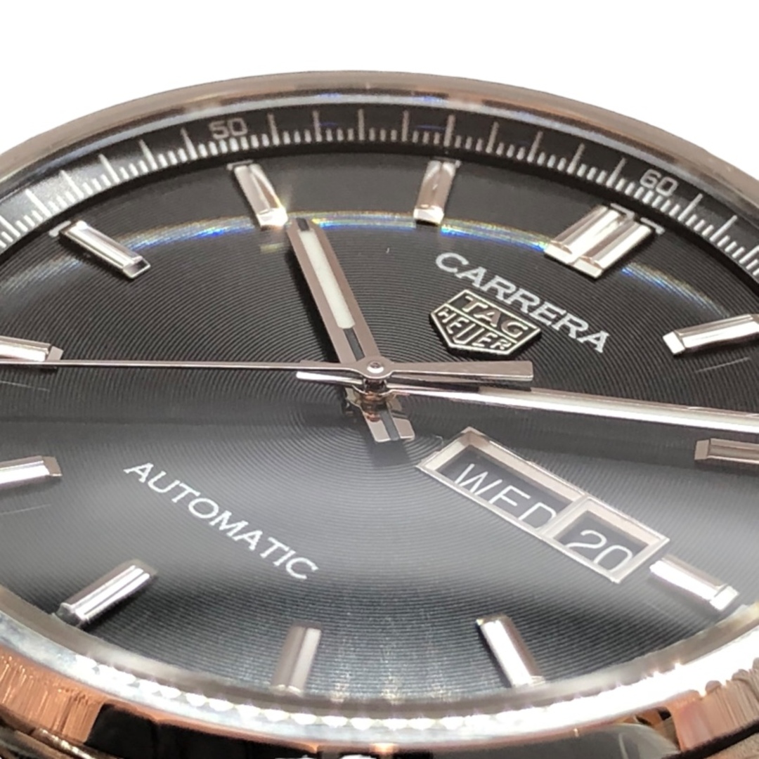 TAG Heuer(タグホイヤー)の　タグ・ホイヤー TAG HEUER カレラ キャリバー5 デイデイト WBN2010.BA0640 黒文字盤 ステンレススチール 自動巻き メンズ 腕時計 メンズの時計(その他)の商品写真