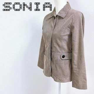 ソニアリキエル(SONIA RYKIEL)の■SONIA RYKIEL ジャケット 裏地ボタン柄 くすみカラー 38(その他)