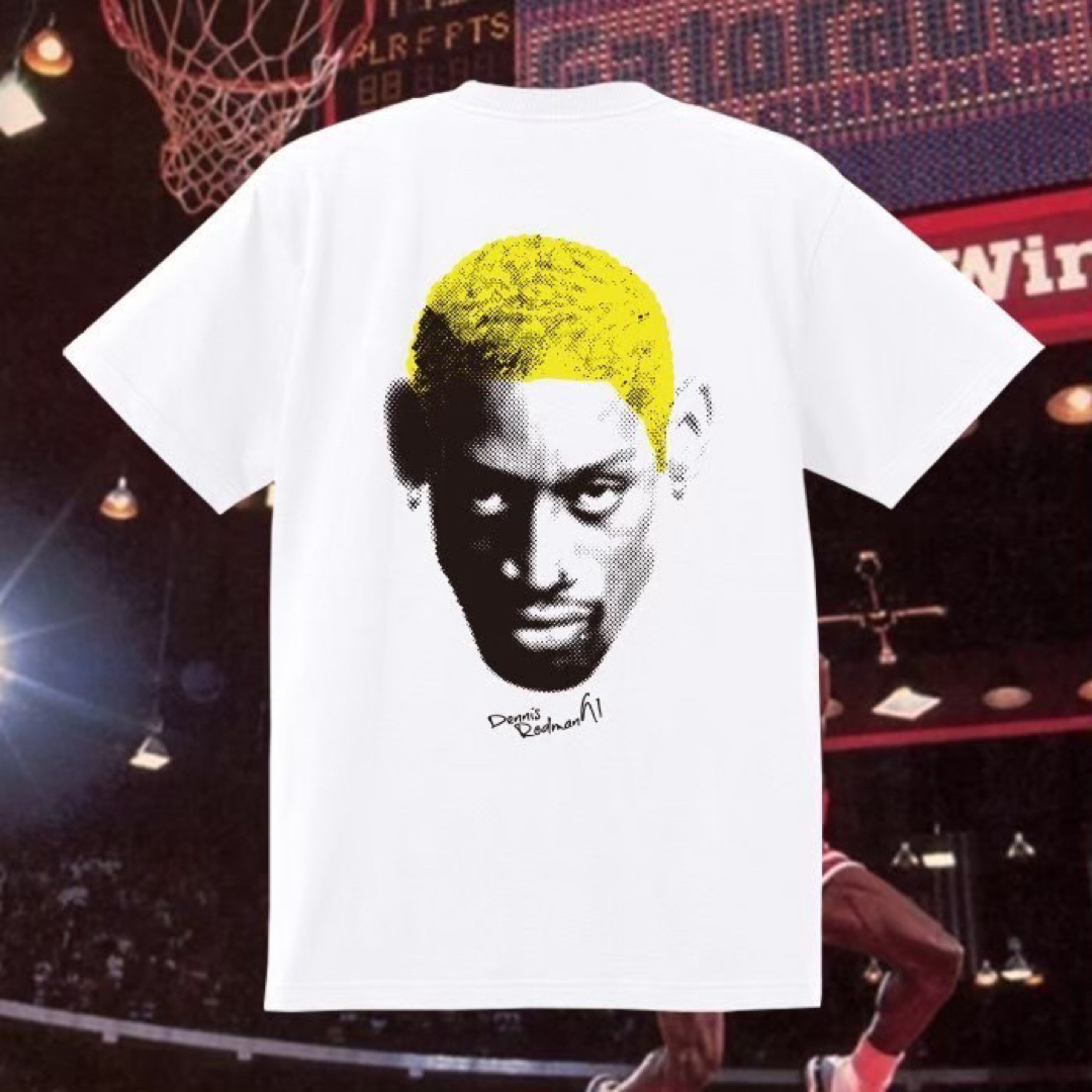 Tシャツ XXL ロッドマン RODMAN ブルズ Bulls NBA バスケ メンズのトップス(Tシャツ/カットソー(半袖/袖なし))の商品写真