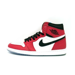 ナイキ(NIKE)のナイキ NIKE ■ 【 AIR JORDAN 1 RETRO HIGH OG SPIDER MAN Origin Story 555088 602 】 エア ジョーダン 1 レトロ ハイ スパイダーマン オリジン ストーリー スニーカー f21956(スニーカー)