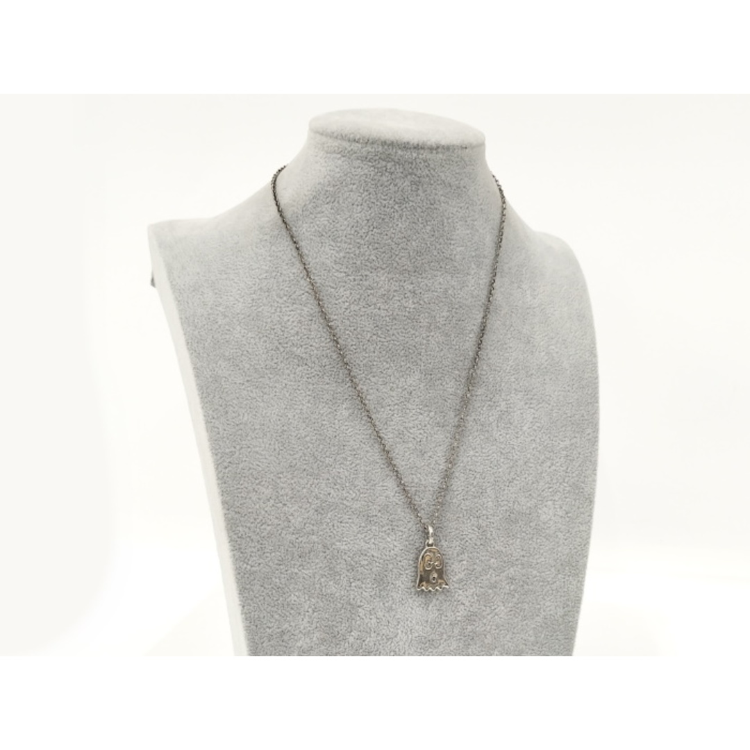 GUCCI - GUCCI ゴースト ネックレス SV925 シルバー 455536の GUCCI - GUCCI ゴースト ネックレス SV925 シルバー 455536の