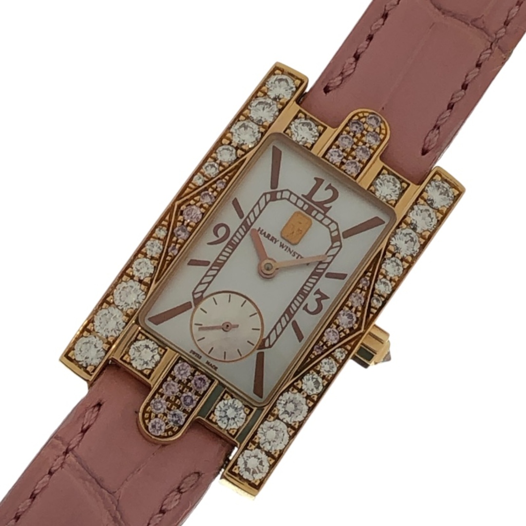 HARRY WINSTON(ハリーウィンストン)の　ハリーウィンストン HARRY WINSTON アヴェニュー オーロラ ホワイトシェル 310/LQRL.M/A04 K18PG/純正ベルト クオーツ レディース 腕時計 レディースのファッション小物(腕時計)の商品写真