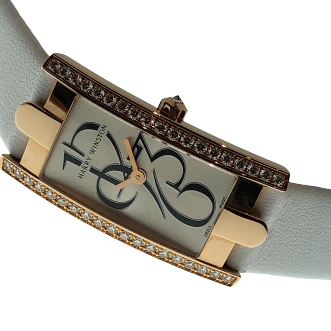 HARRY WINSTON(ハリーウィンストン)の　ハリーウィンストン HARRY WINSTON アヴェニューC ミニ AVCQHM16RR033 K18PG/社外革ベルト クオーツ レディース 腕時計 レディースのファッション小物(腕時計)の商品写真