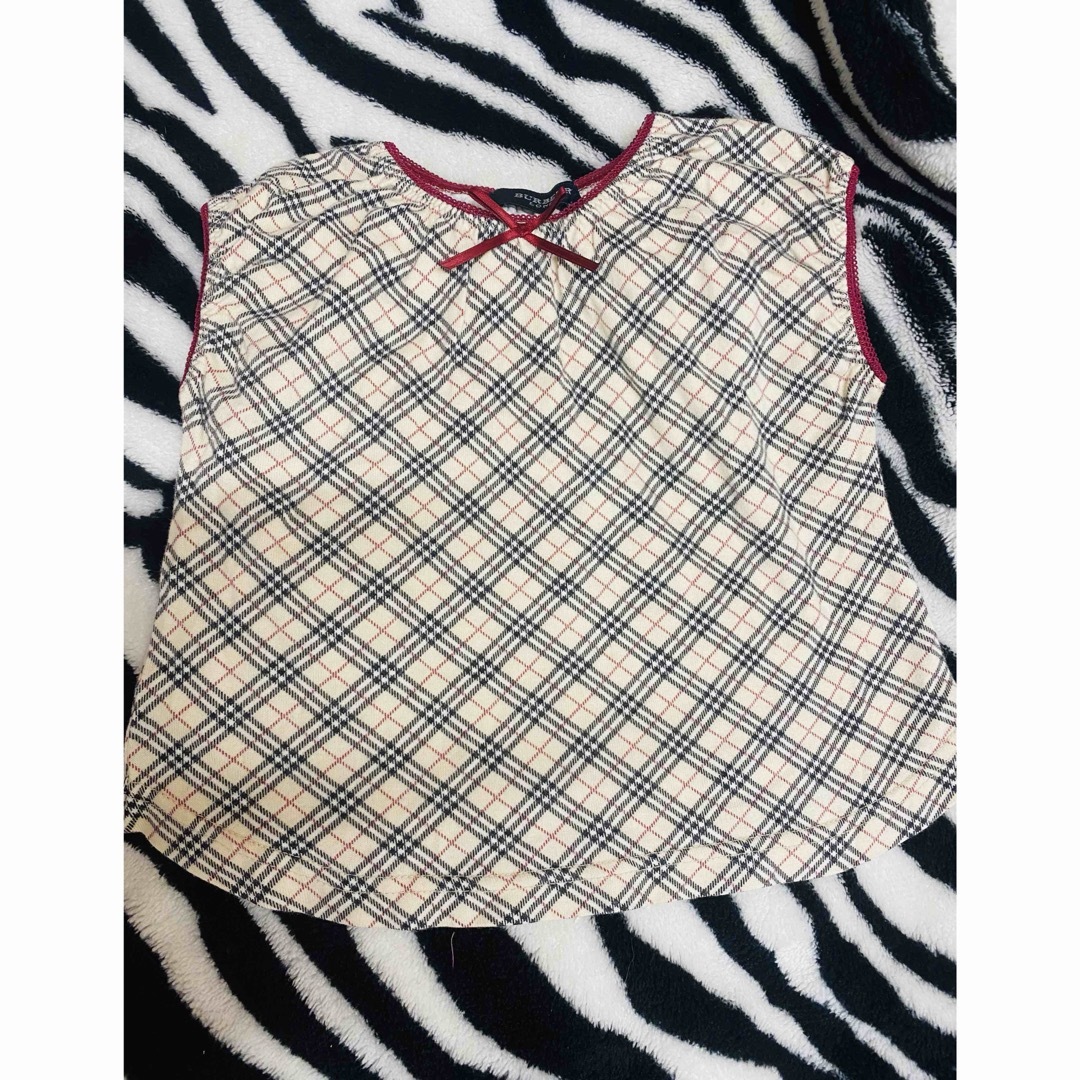 BURBERRY(バーバリー)のバーバリー　女の子　半袖Tシャツ　トップス　80  美品 キッズ/ベビー/マタニティのベビー服(~85cm)(Ｔシャツ)の商品写真