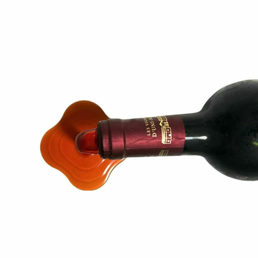 ワイン ボトルホルダー ディスプレイ オブジェ 赤白セット 食品/飲料/酒の酒(ワイン)の商品写真