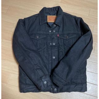 リーバイス(Levi's)のリーバイス、デニムダウンジャケット、トラッカー、ブラック、シャツ、ローデリック(Gジャン/デニムジャケット)