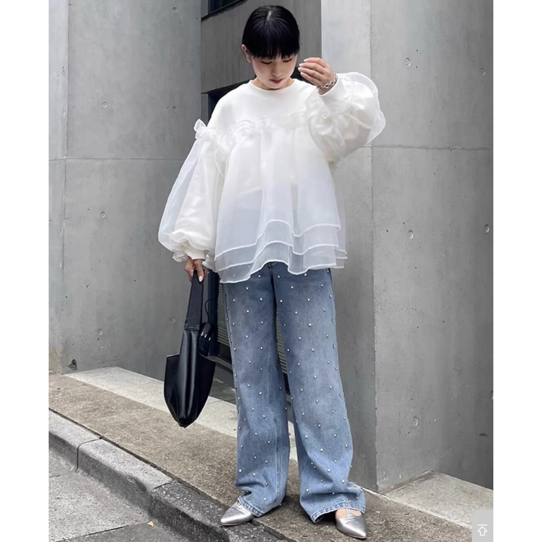 bibiy ANNA PUFF TOP レディースのトップス(トレーナー/スウェット)の商品写真