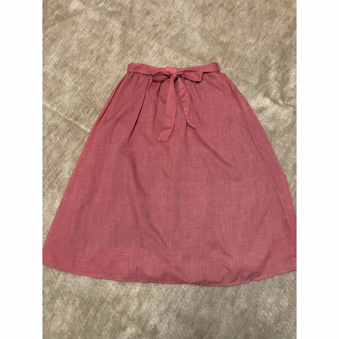 ★美品★ピンクのスカート　Lサイズ レディースのスカート(ロングスカート)の商品写真