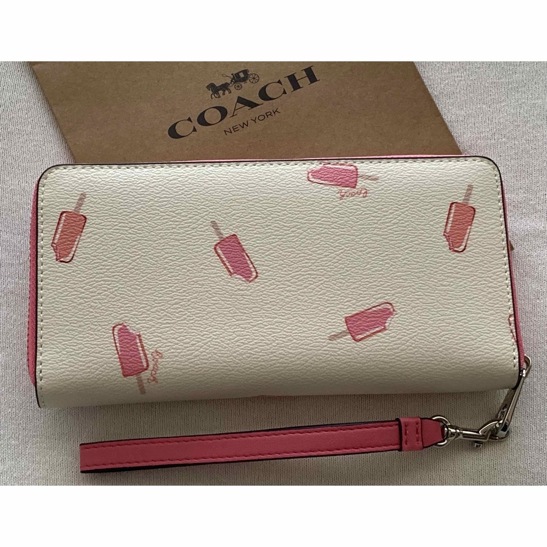 COACH(コーチ)の新品　COACH コーチ　長財布　アイスキャンディー レディースのファッション小物(財布)の商品写真