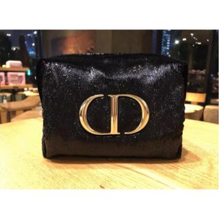 新品未使用　ディオール　ノベルティ　ポーチ　ブラック　DIOR