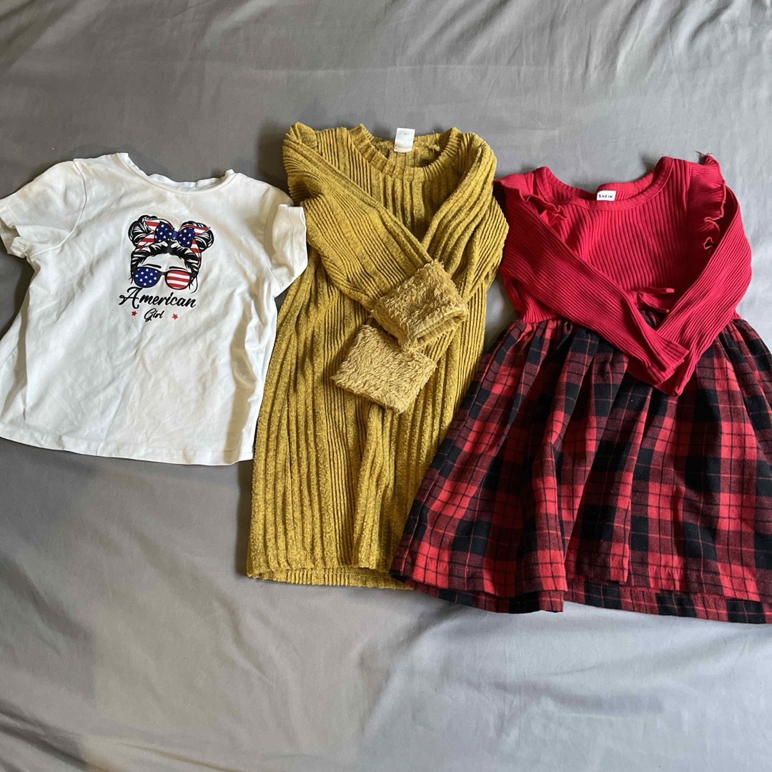 子供服セット　女の子90 20点セット キッズ/ベビー/マタニティのキッズ服女の子用(90cm~)(Tシャツ/カットソー)の商品写真