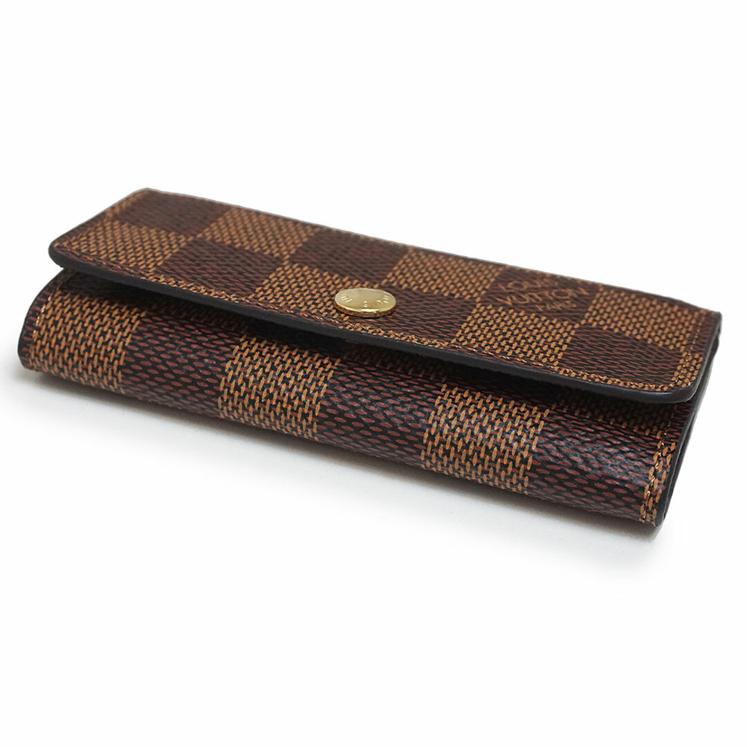 LOUIS VUITTON(ルイヴィトン)のルイ ヴィトン ミュルティクレ 4 キーケース ダミエ ブラウン 茶 ゴールド金具 N62631 箱付 LOUIS VUITTON（新品・未使用品） レディースのファッション小物(キーケース)の商品写真