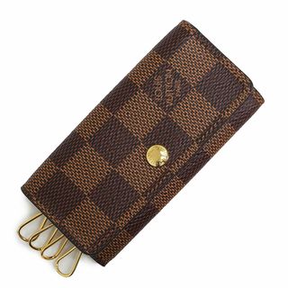 LOUIS VUITTON - ルイ ヴィトン ミュルティクレ 4 キーケース ダミエ ブラウン 茶 ゴールド金具 N62631 箱付 LOUIS VUITTON（新品・未使用品）