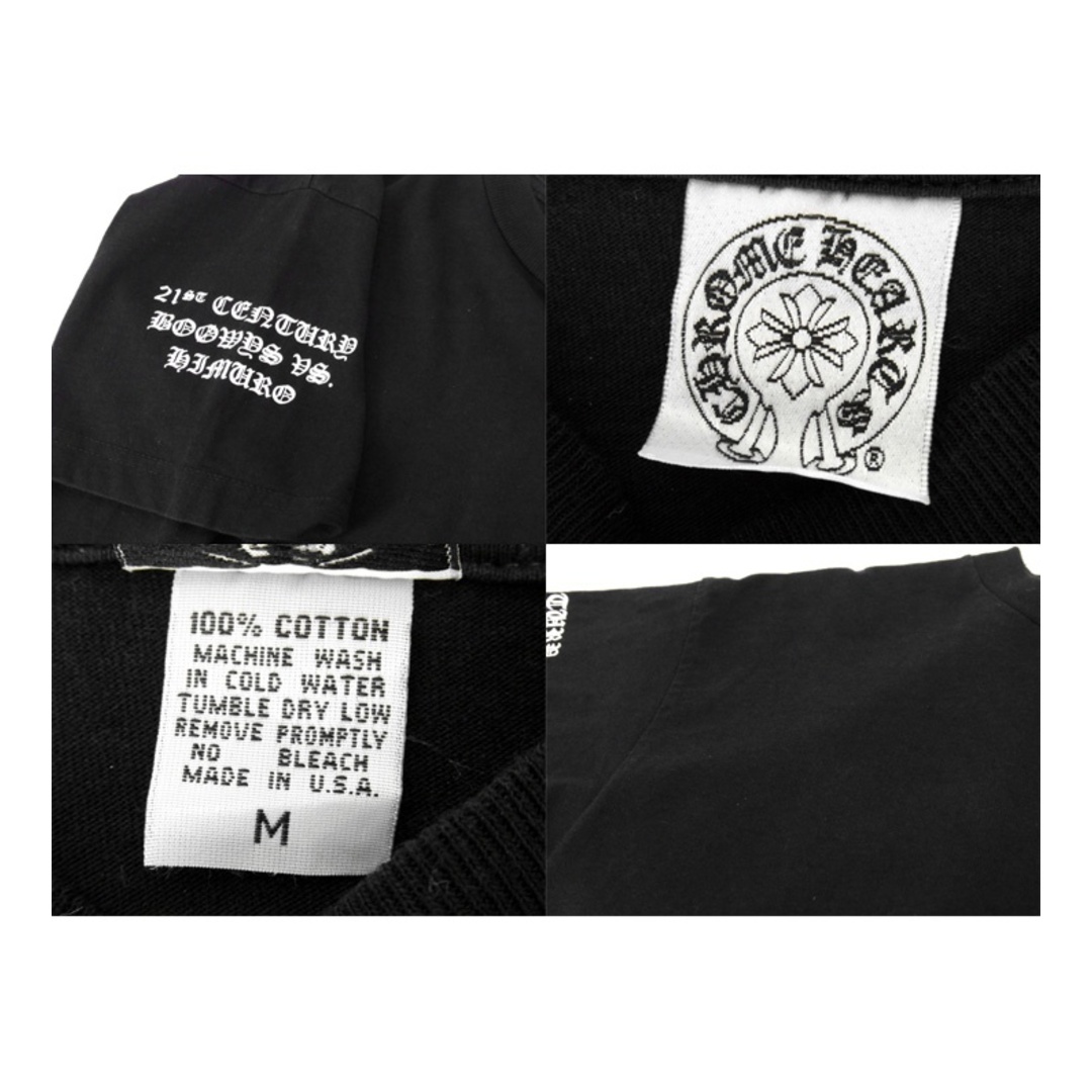 Chrome Hearts(クロムハーツ)のクロムハーツ CHROME HEARTS × 氷室京介 ■ CHクロス バック プリント Tシャツ　33320 メンズのトップス(Tシャツ/カットソー(半袖/袖なし))の商品写真