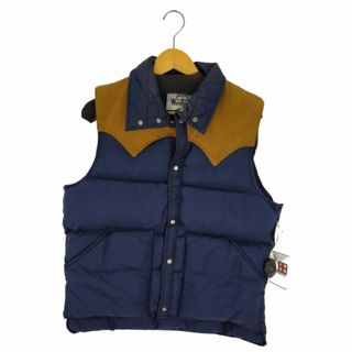 ウールリッチ(WOOLRICH)のWOOLRICH(ウールリッチ) 70S スエード切替ダウンベスト メンズ(ダウンベスト)