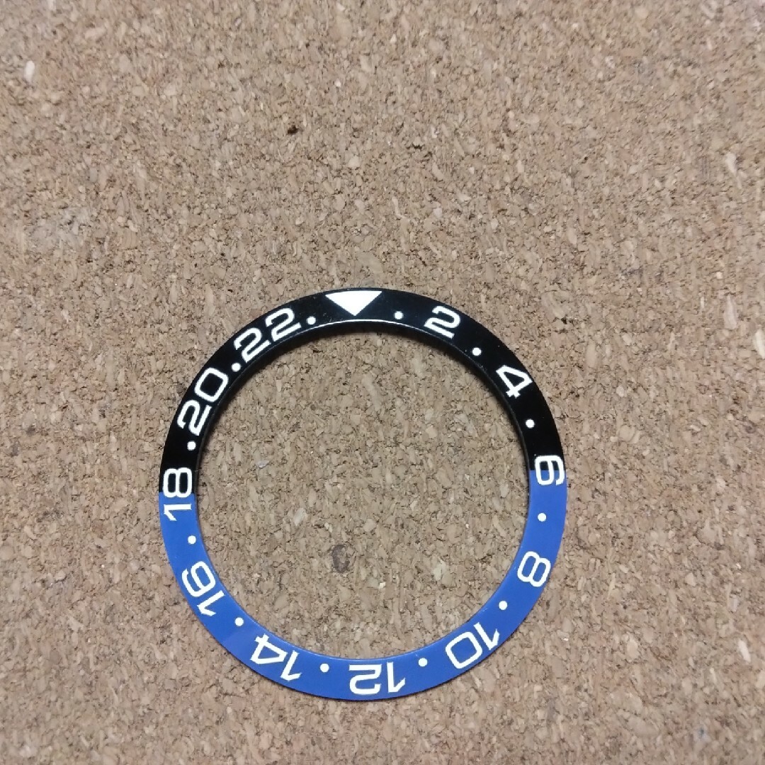 社外品　SEIKO　ボーイ用ベゼルインサート　GMTタイプ　バットマン　SKX メンズの時計(その他)の商品写真