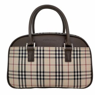 バーバリー(BURBERRY)のBURBERRY(バーバリー) ロゴ刻印 ノバチェック ミニボストンバッグ(ボストンバッグ)