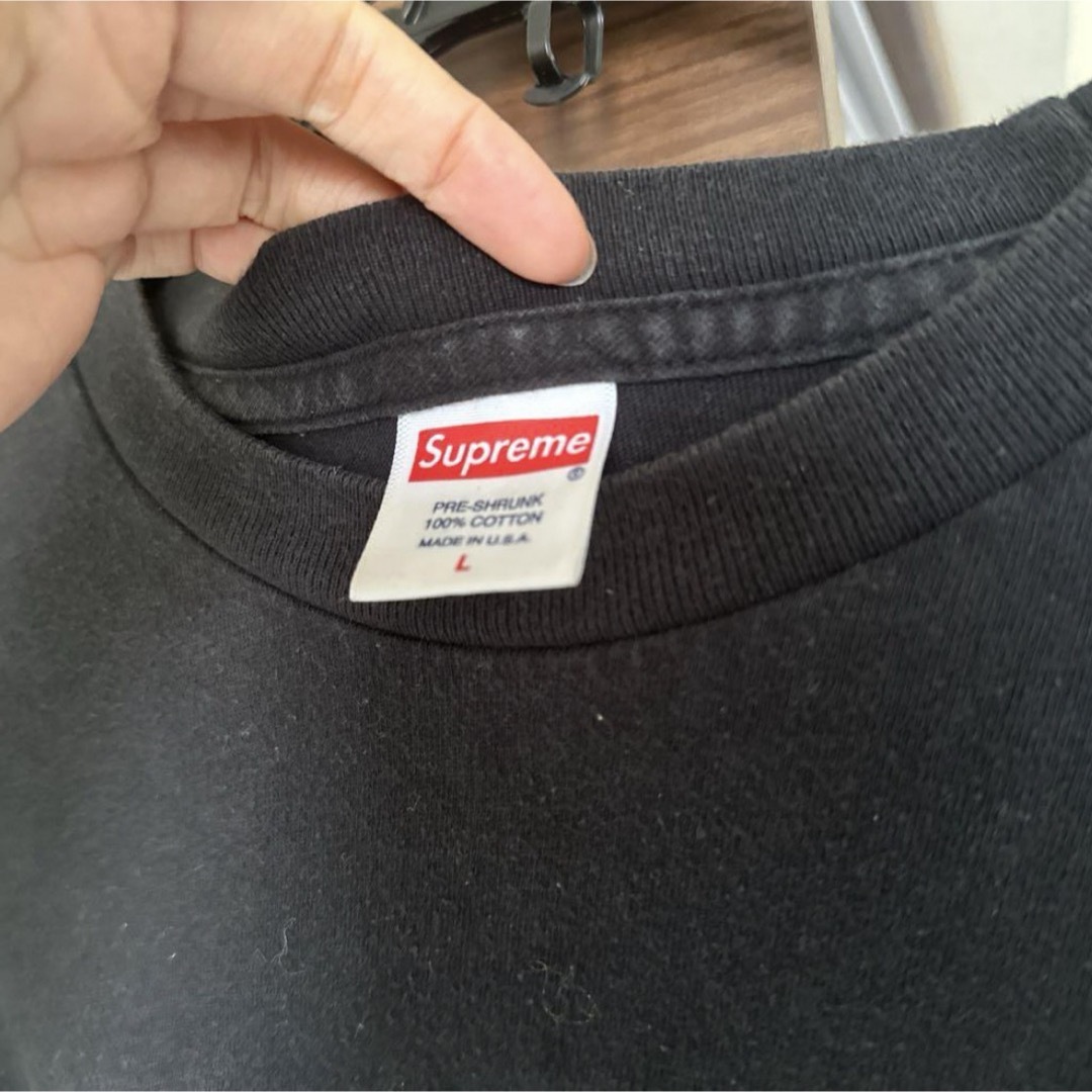 Supreme(シュプリーム)のSUPREME Box Logo   黒ロンT L メンズのトップス(Tシャツ/カットソー(半袖/袖なし))の商品写真