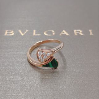 BVLGARI - ブルガリ　リング　ディーヴァドリーム　ダイヤ　マラカイト　K18PG サイズ50