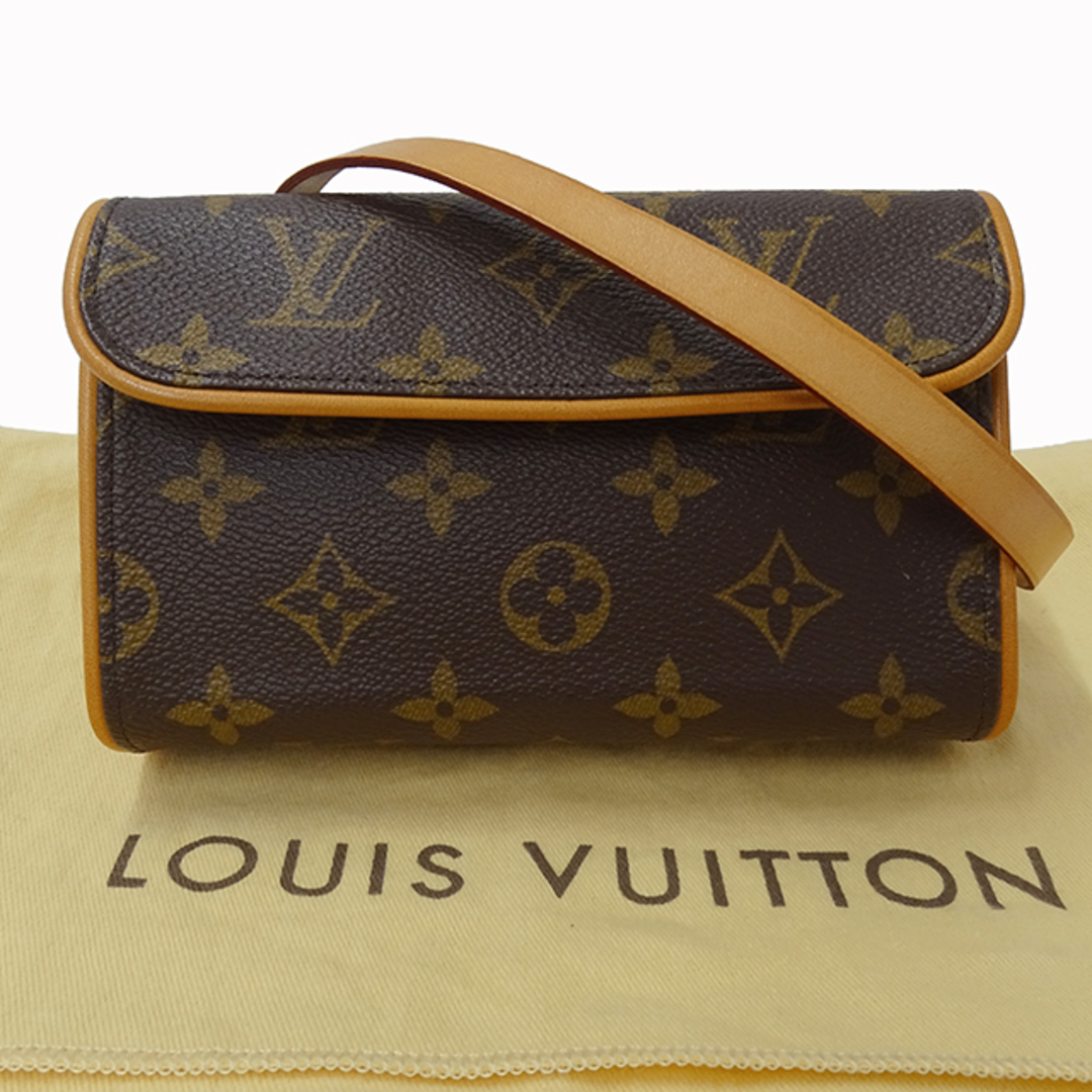 LOUIS VUITTON(ルイヴィトン)のルイ・ヴィトン LOUIS VUITTON バッグ モノグラム レディース ブランド ボディバッグ ウエストバッグ フロランティーヌ ブラウン M51855 小さめ コンパクト ポーチ ポシェット クラッチバッグ ヒップバッグ 【中古】 レディースのバッグ(ボディバッグ/ウエストポーチ)の商品写真