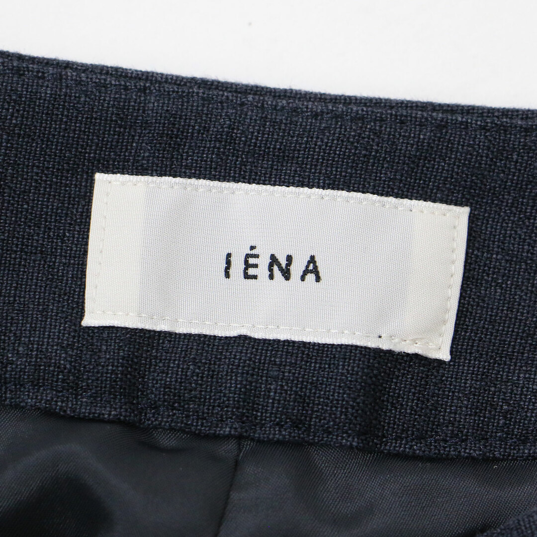 IENA(イエナ)の美品 IENA イエナ パンツ 23年春夏 ネイビー 紺 34(XS) ロング バギーパンツ セミフレア ハイウエスト ストレッチ リネン ポリエステル ボトムス ズボン【レディース】【中古】 レディースのパンツ(カジュアルパンツ)の商品写真