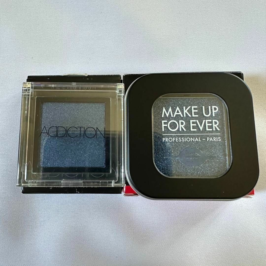 ADDICTION MAKE UP FOREVER アイシャドウ ブルー ラメ コスメ/美容のベースメイク/化粧品(アイシャドウ)の商品写真