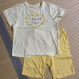 ニシマツヤ(西松屋)の西松屋　パジャマ　女の子　上下セット　120 半袖半ズボン(パジャマ)