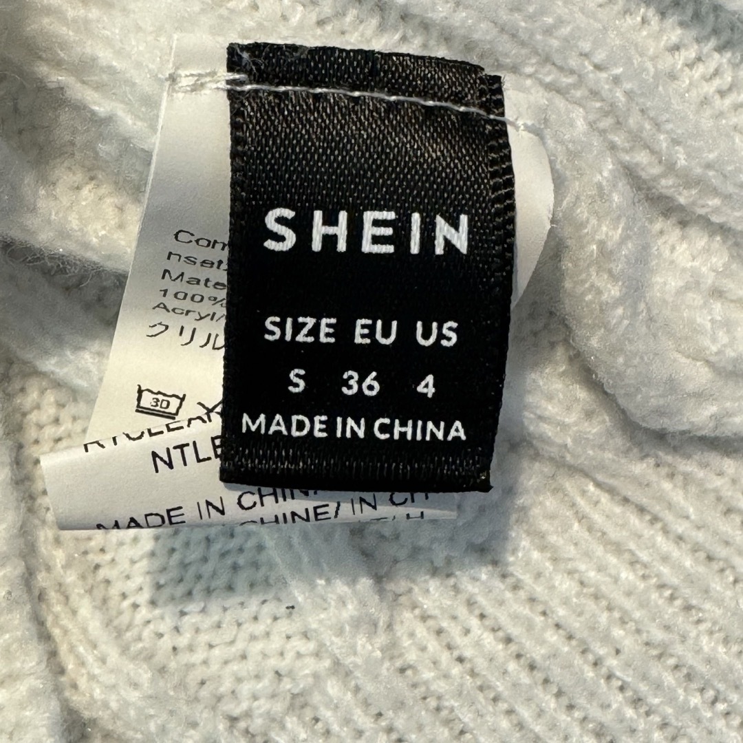 SHEIN(シーイン)のホワイト♡ニット♡スリーブレス♡ワンピース レディースのワンピース(ロングワンピース/マキシワンピース)の商品写真