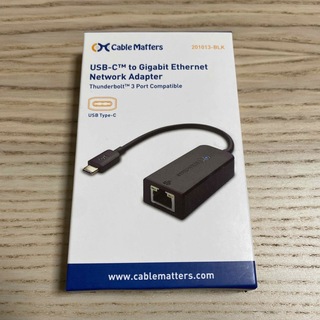 【新品】Cable Matters USB Type C LAN有線アダプター(PC周辺機器)