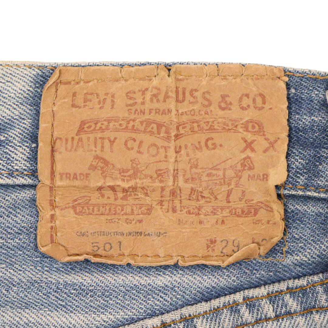 Levi's(リーバイス)のリーバイス 501 66前期 ボタン裏刻印6 スモールe ボタンフライ デニムパンツ 表記無し メンズのパンツ(その他)の商品写真