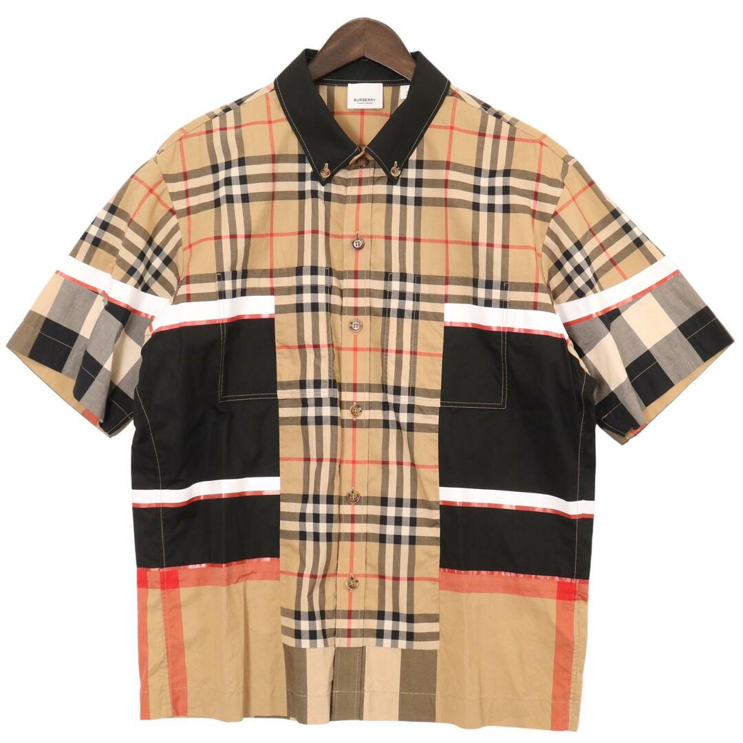 BURBERRY(バーバリー)のバーバリー ｳﾞｨﾝﾃｰｼﾞﾁｪｯｸ 8055732 半袖ﾎﾞﾀﾝﾀﾞｳﾝｼｬﾂ S メンズのトップス(その他)の商品写真