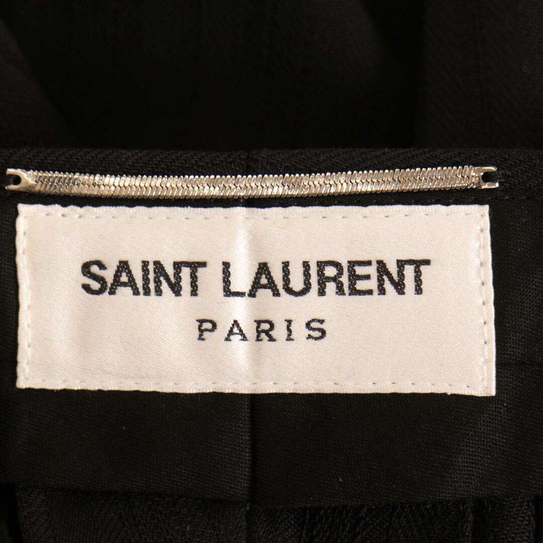 Saint Laurent(サンローラン)のサンローランパリ 682379 21年 ﾌﾞﾗｯｸ ｽﾄﾗｲﾌﾟ ｽﾗｯｸｽ 44 メンズのパンツ(その他)の商品写真