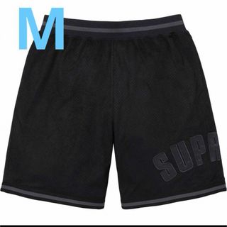 シュプリーム(Supreme)のSupreme Ultrasuede Mesh Short   black M(ショートパンツ)