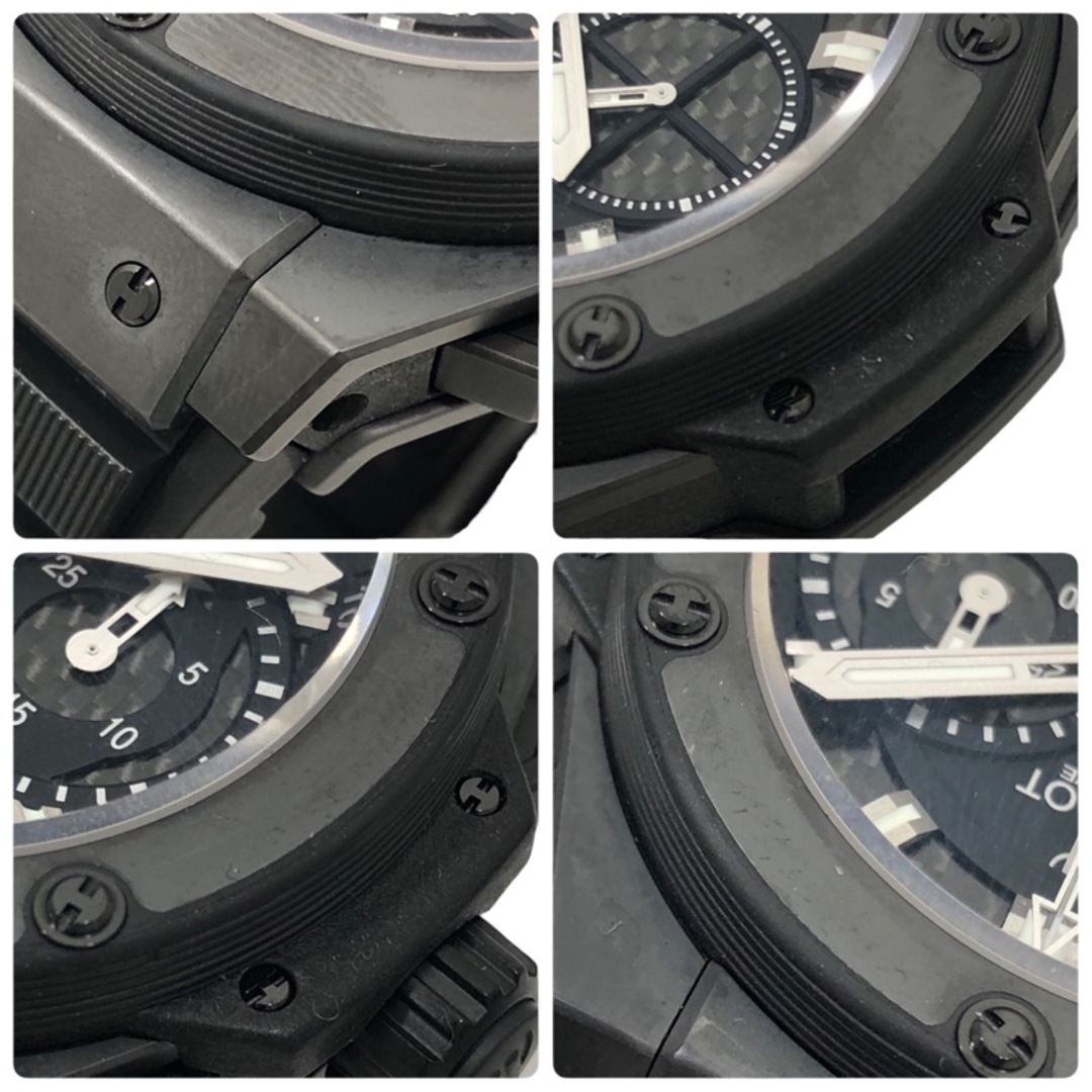 HUBLOT(ウブロ)の　ウブロ HUBLOT キングパワー スプリットセコンド ブラックマジック 709.CI.1770.RX ブラック文字盤 セラミック/チタン/ラバーストラップ 自動巻き メンズ 腕時計 メンズの時計(その他)の商品写真