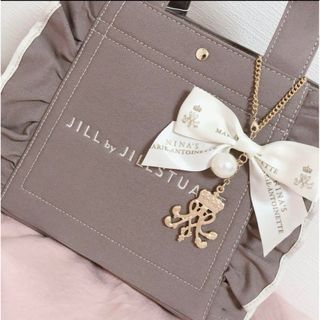 ジルバイジルスチュアート(JILL by JILLSTUART)のジルバイ  JILL by JILLSTUART フリルトートバッグ　小  モカ(トートバッグ)