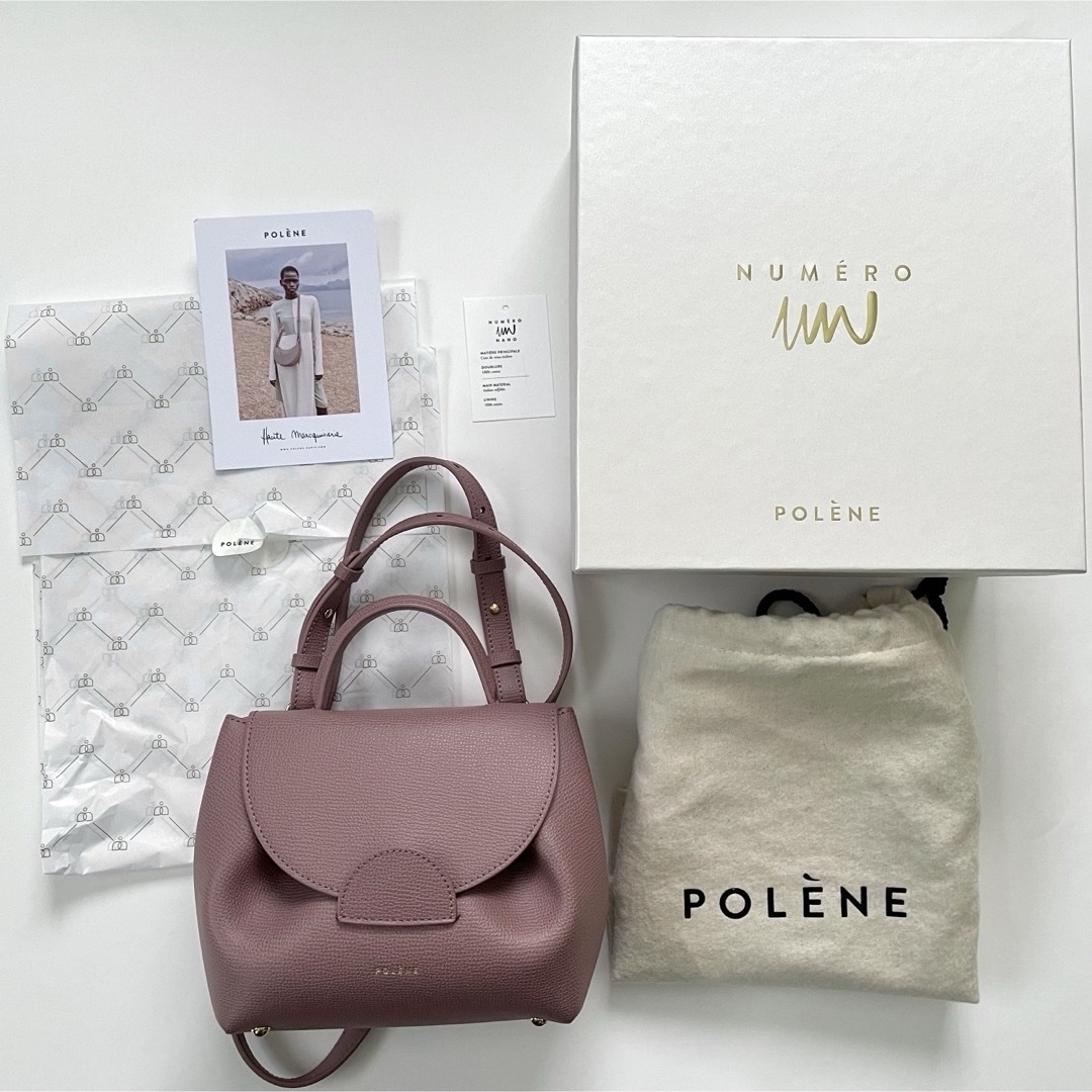 POLENE ポレーヌ　美品　NUMERO NANO 2WAY レディースのバッグ(ショルダーバッグ)の商品写真