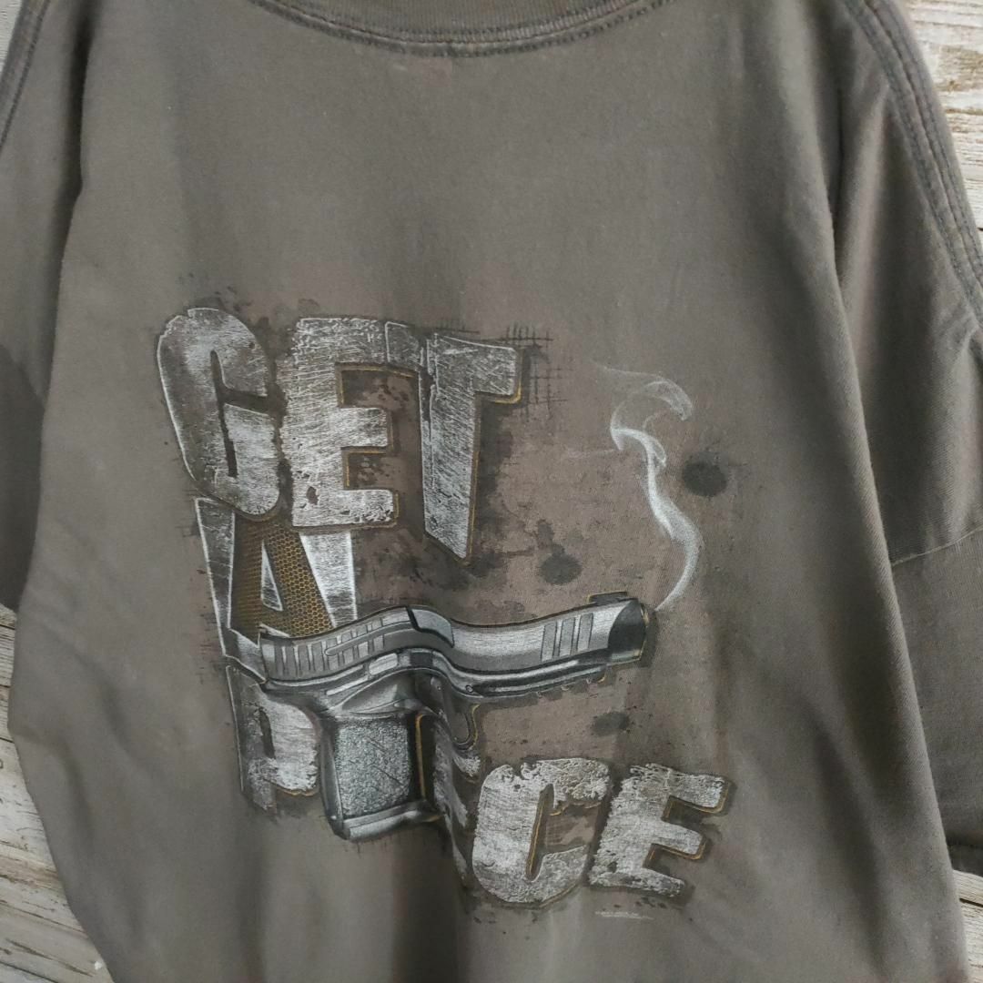 GILDAN(ギルタン)の【679】USA古着　BUCK WEAR バックプリント　ヘビーウェイトTシャツ メンズのトップス(Tシャツ/カットソー(半袖/袖なし))の商品写真