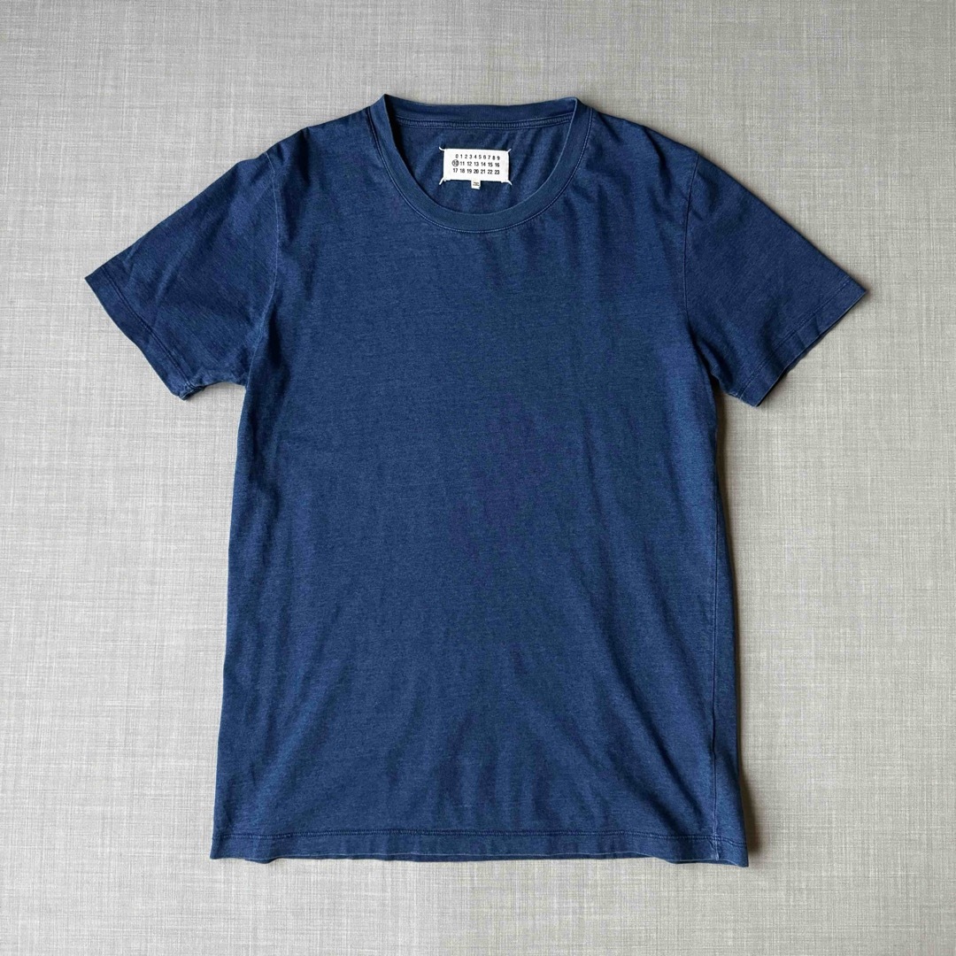 Maison Martin Margiela(マルタンマルジェラ)の極美品 Maison Margiela 17ss インディゴ Tシャツ M メンズのトップス(Tシャツ/カットソー(半袖/袖なし))の商品写真