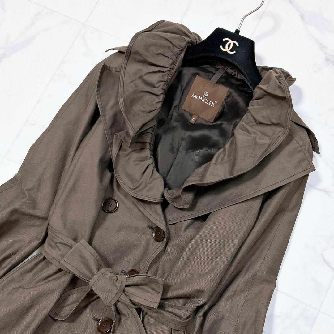 MONCLER(モンクレール)の■MONCLER モンクレール イタリア製 ロングコート ブラウン レディースのジャケット/アウター(その他)の商品写真