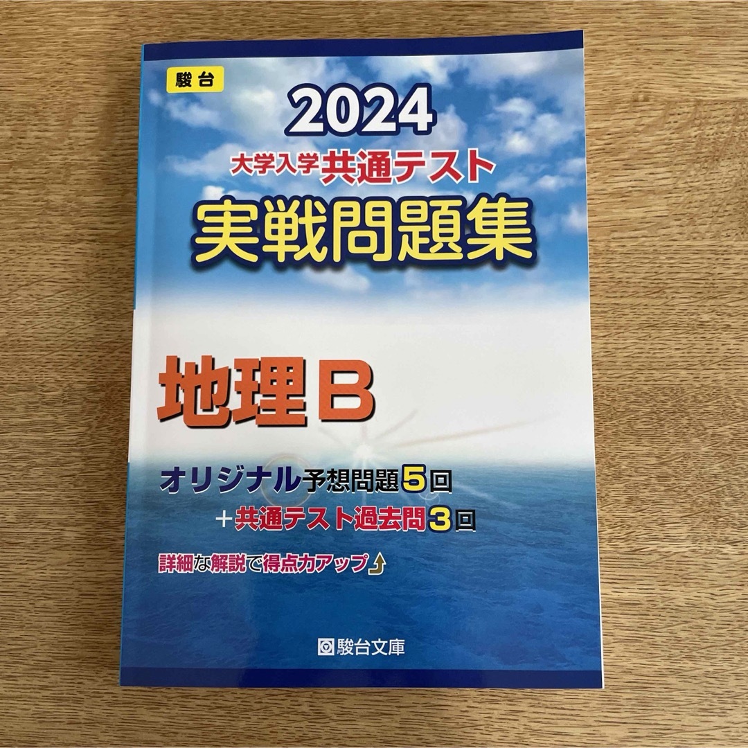 駿台　2024 大学入学共通テスト 実戦問題集　地理B エンタメ/ホビーの本(語学/参考書)の商品写真