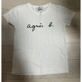 アニエスベー(agnes b.)のagnes.bアニエスベーキッズTシャツ白サイズSホワイト(Tシャツ/カットソー)