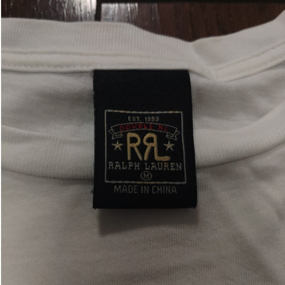 RRL(ダブルアールエル)のRRL POLO RALPH LAUREN　Tシャツ　M　白 メンズのトップス(Tシャツ/カットソー(半袖/袖なし))の商品写真