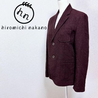 ■hiromichi nakano テーラードジャケット ワインレッド XL(その他)