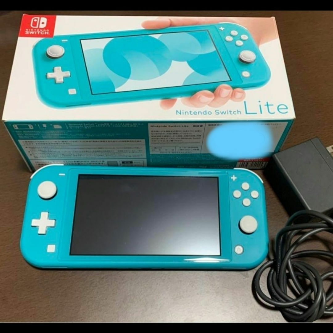 Nintendo Switch(ニンテンドースイッチ)のニンテンドーSwitch　ターコイズブルー エンタメ/ホビーのゲームソフト/ゲーム機本体(家庭用ゲーム機本体)の商品写真