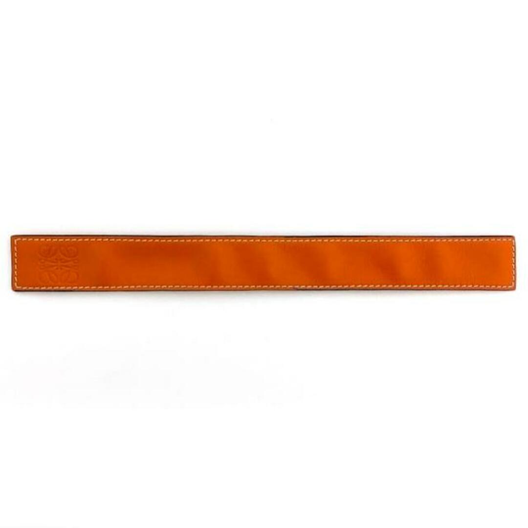 LOEWE - ロエベ ブレスレット オレンジ アナグラム 美品 パチン LOEWE - ロエベ ブレスレット オレンジ アナグラム 美品 パチン