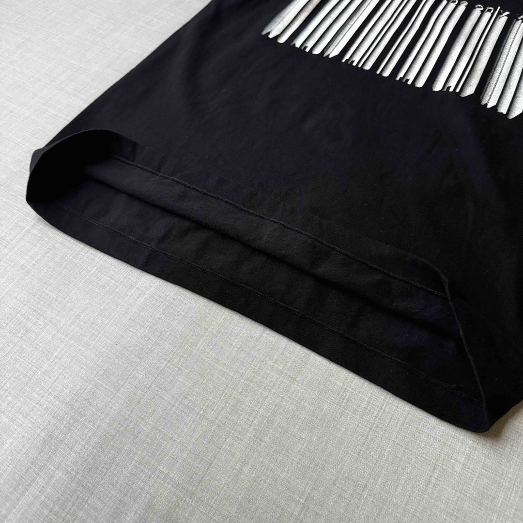 Ground Y(グラウンドワイ)の美品 GrondY バーコード Tシャツ ブラック サイズ3 ヨウジマヤモト メンズのトップス(Tシャツ/カットソー(七分/長袖))の商品写真