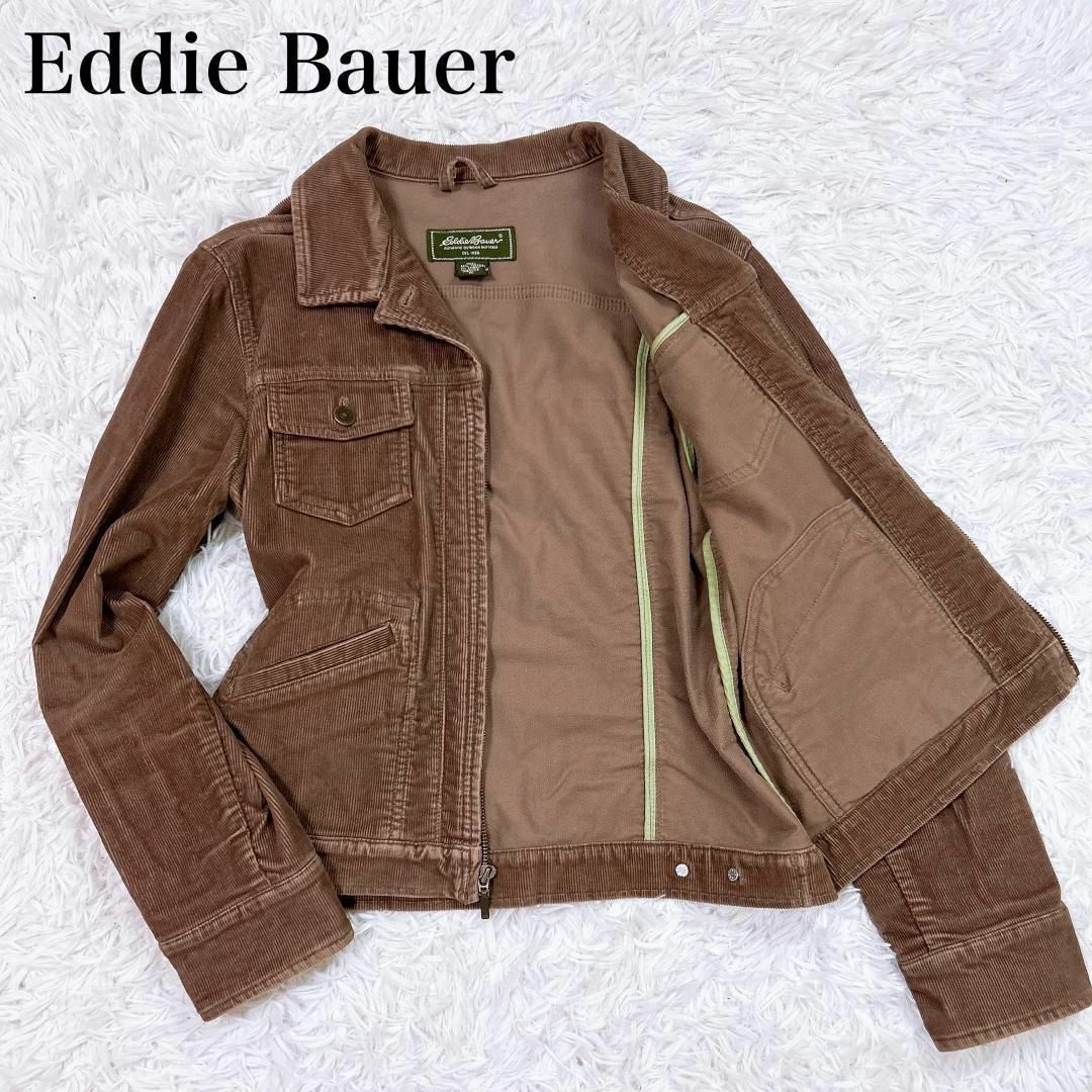 Eddie Bauer(エディーバウアー)の■Eddie Bauer エディーバウアー コーデュロイジャケット ブラウン M レディースのジャケット/アウター(その他)の商品写真