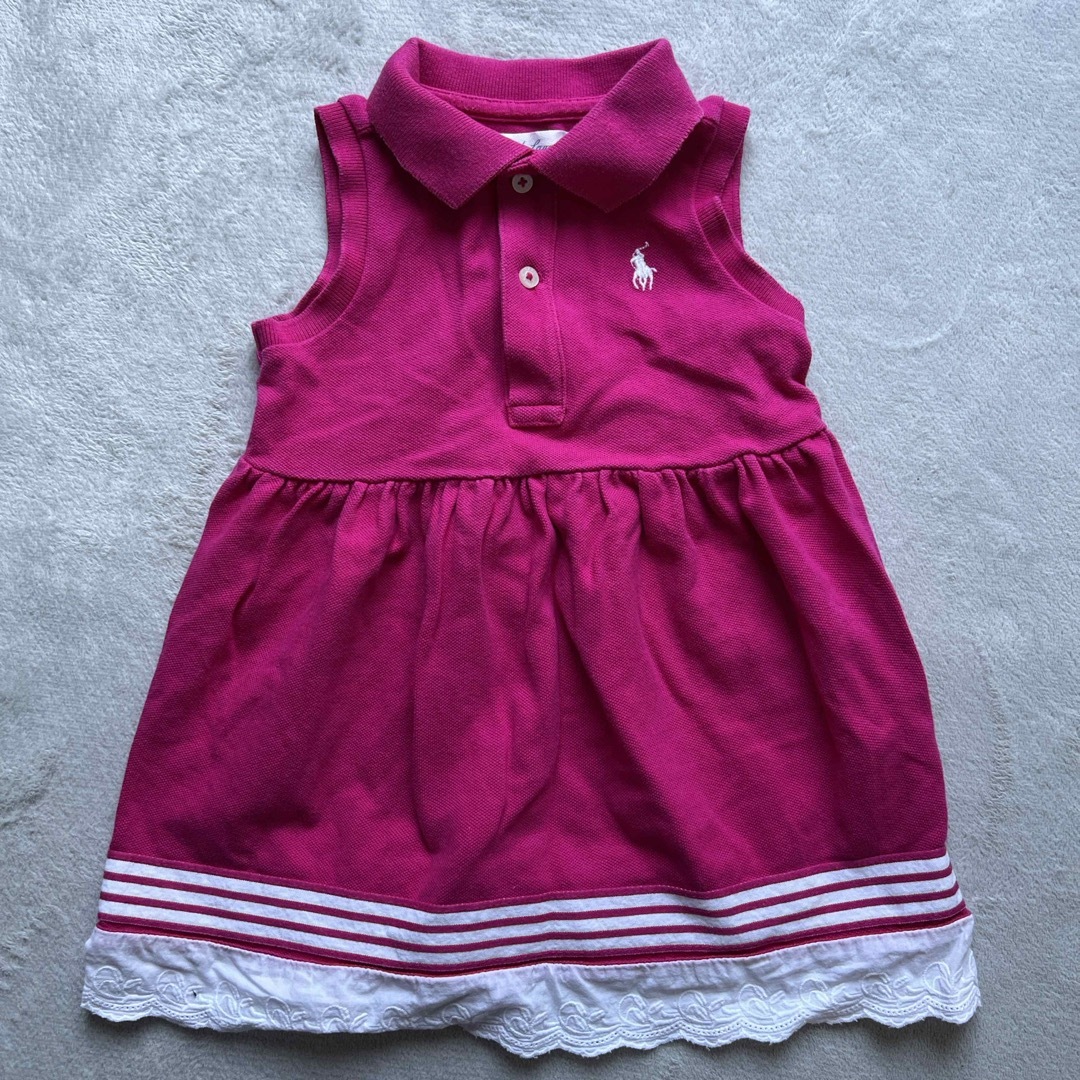 Ralph Lauren(ラルフローレン)のラルフローレン　ワンピース　80 キッズ/ベビー/マタニティのキッズ服女の子用(90cm~)(ワンピース)の商品写真